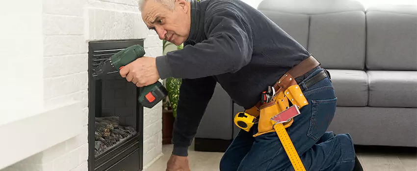 New Indoor Fireplace Installation in West Haven, Connecticut