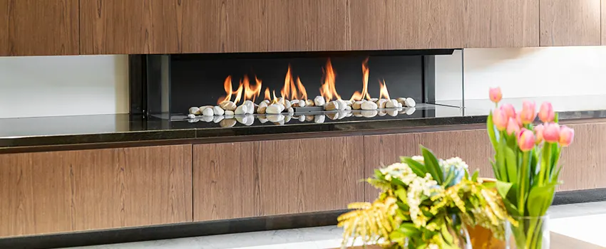 Double-height Fireplace Design Refurbishment in West Haven, Connecticut