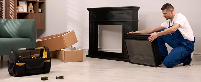 Old Rusted Metal Fireplace Repair And Replacement in West Haven, CT