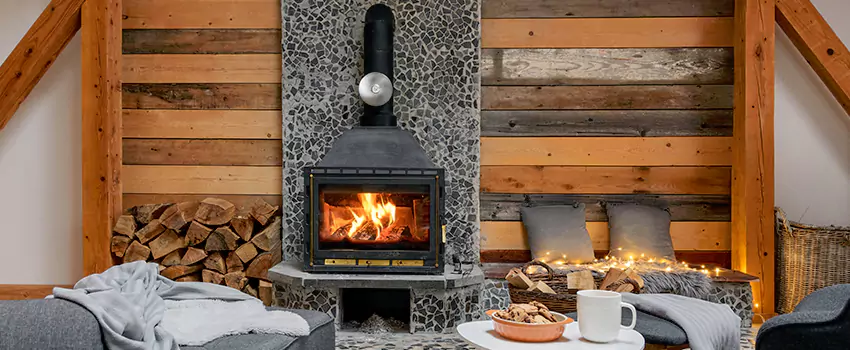 Thelin Hearth Products Direct Vent Gas Stove Fireplace Inspection in West Haven, Connecticut